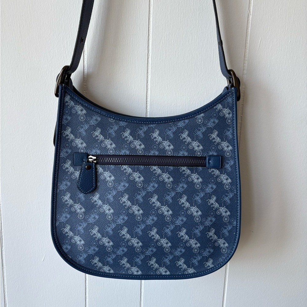 Coach Emery Crossbody with Horse and Carriage Print - Blue - Picture 6 of 13